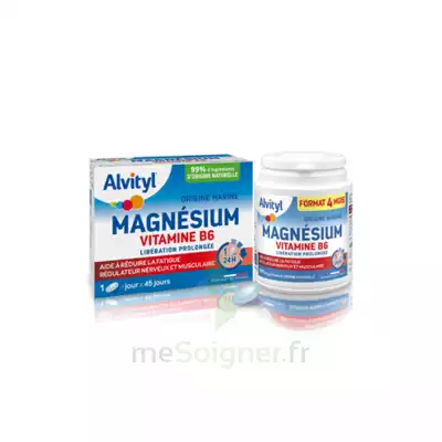 Alvityl Magnésium Vitamine B6 Libération Prolongée Comprimés Lp B/45 à Saint-Sébastien-sur-Loire
